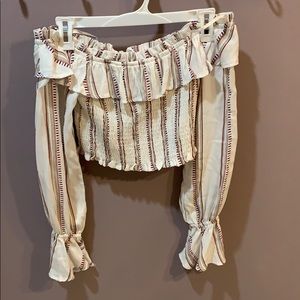 Long Sleeve Off the Shoulder Top